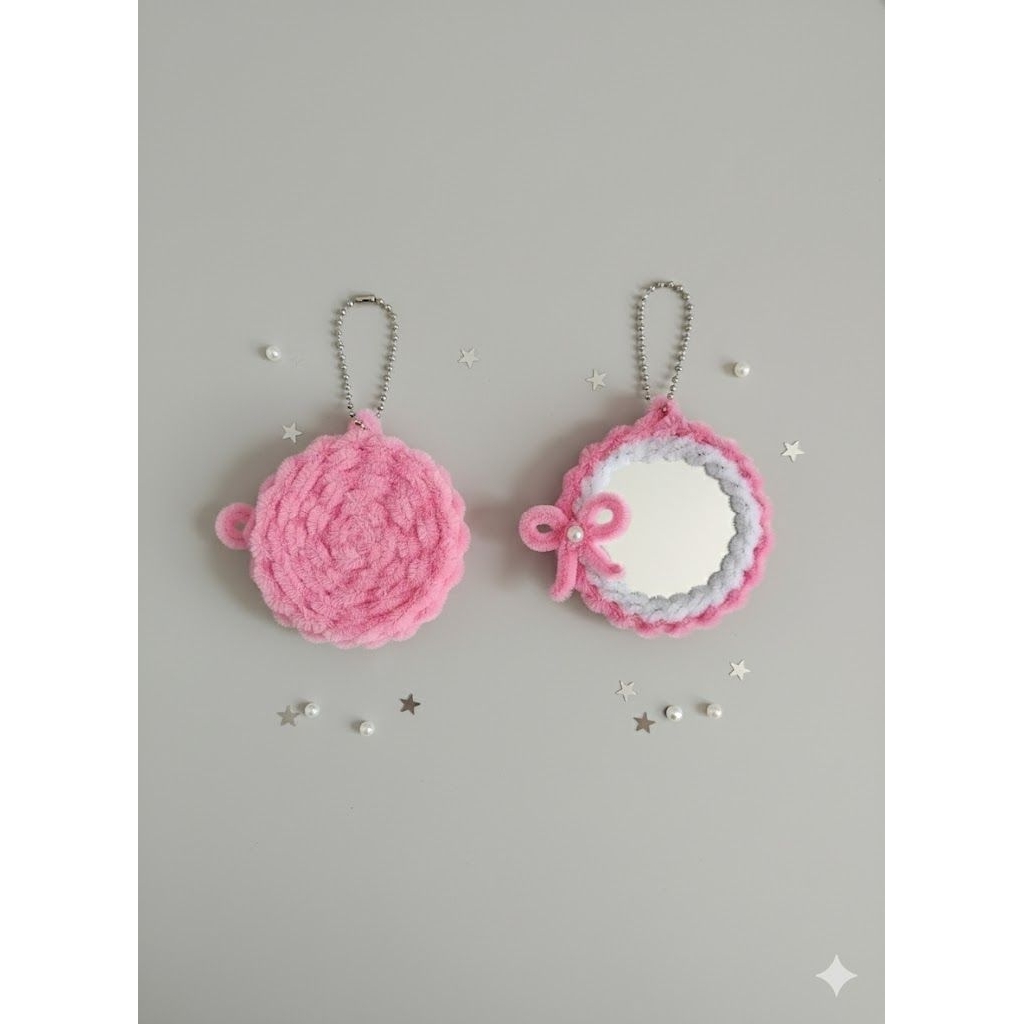 keychain Cermin lucu | handmade