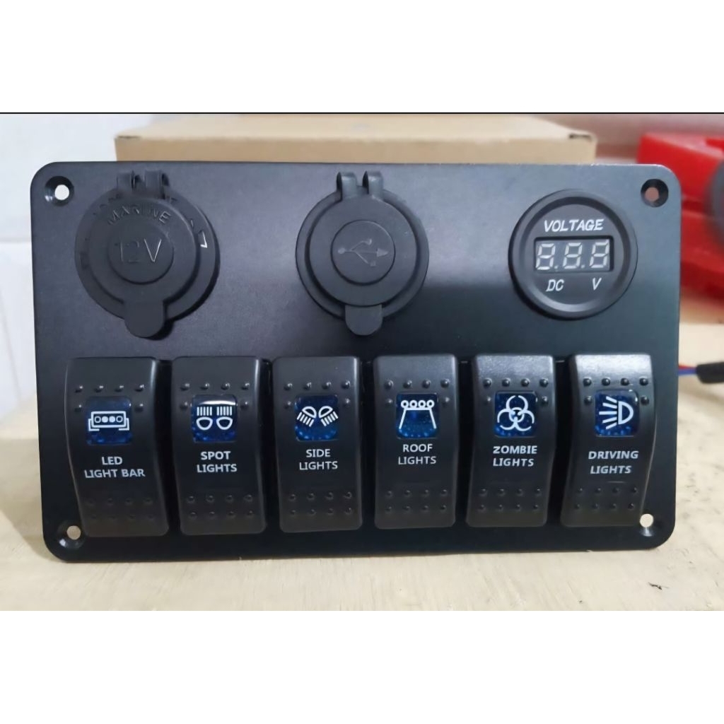 Saklar panel 6 grup