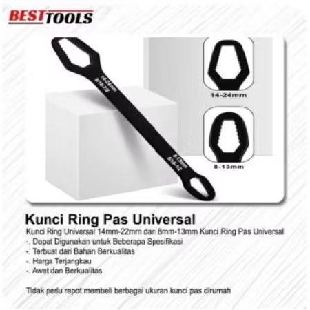 Kunci Ring Pas Universal DOUBLE HEAD