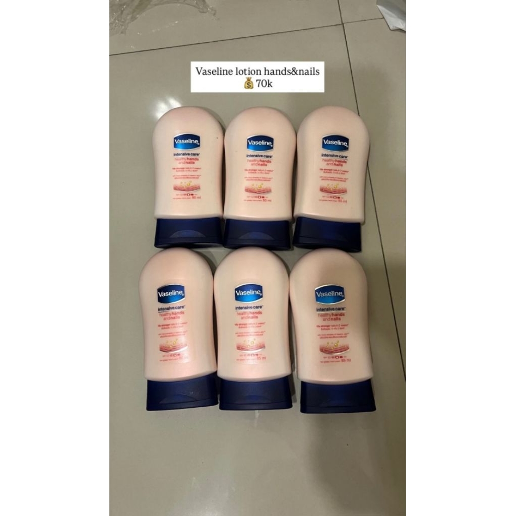vaseline lotion hands and nails