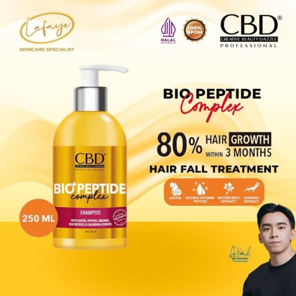 CBD BIO+PEPTIDE COMPLEX SHAMPOO 250ml | POV STORE