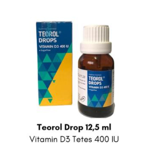 TEOROL DROP D3 400IU BTL 12.5mL