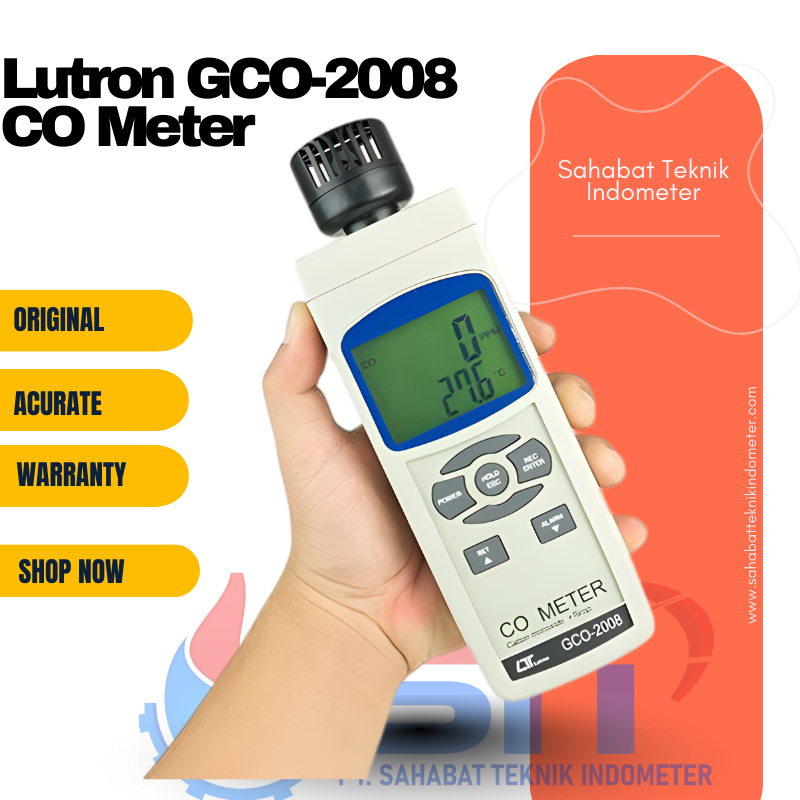Lutron GCO-2008 CO Meter Fast Response Dual Function