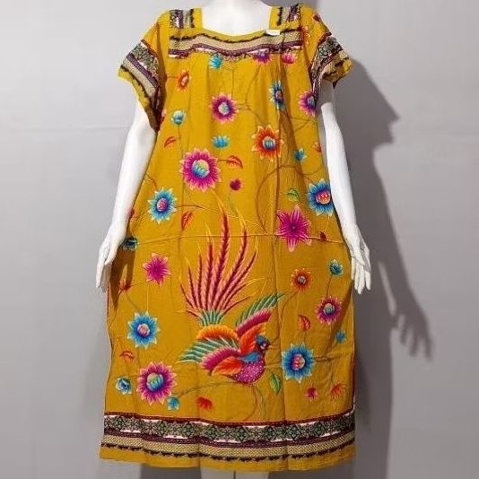 Daster Batik SRIGADING ld 120 motif bunga nuri