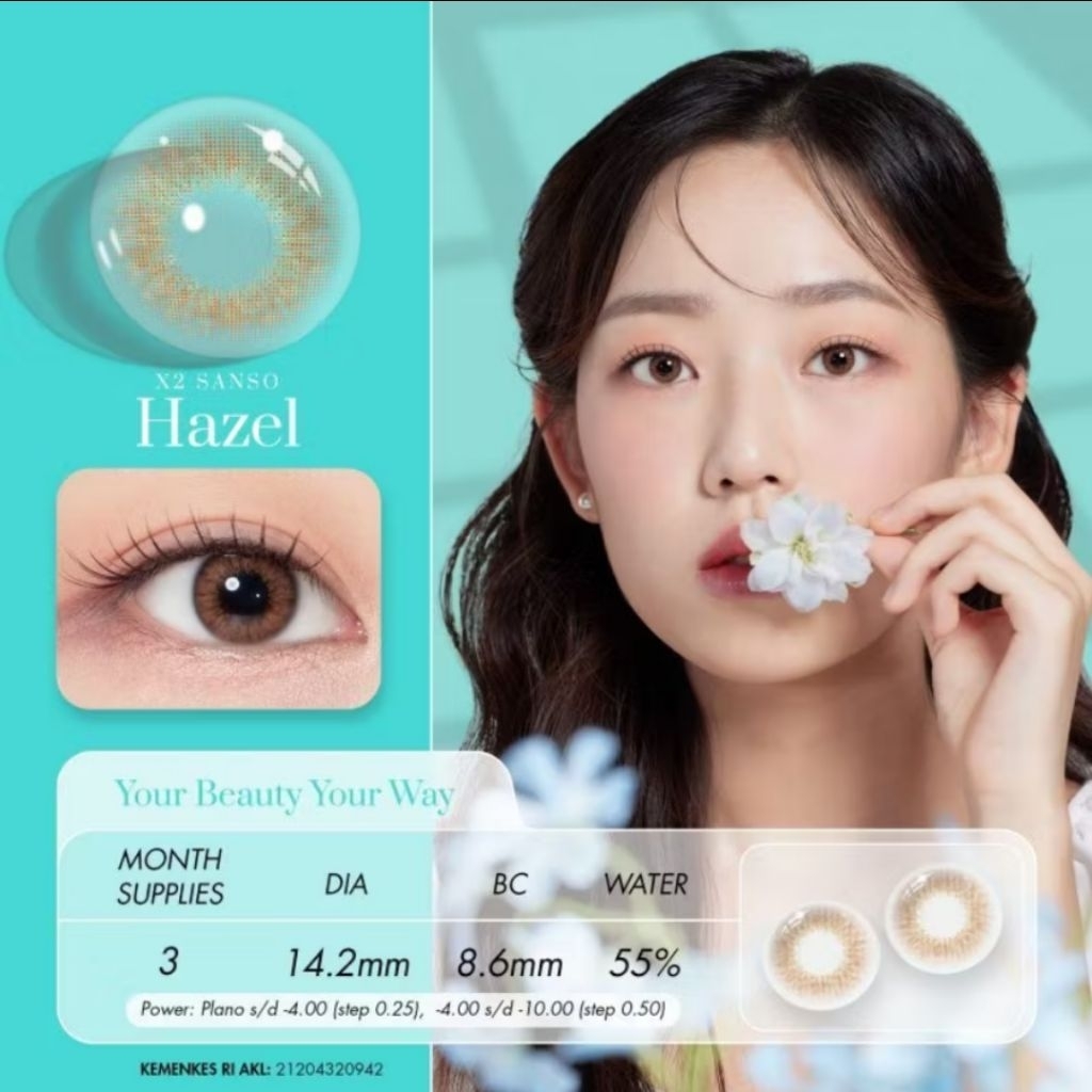 Soflens X2 Sanso Hazel