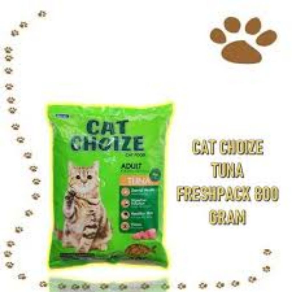 makanan kucing cat choize tuna 800gr