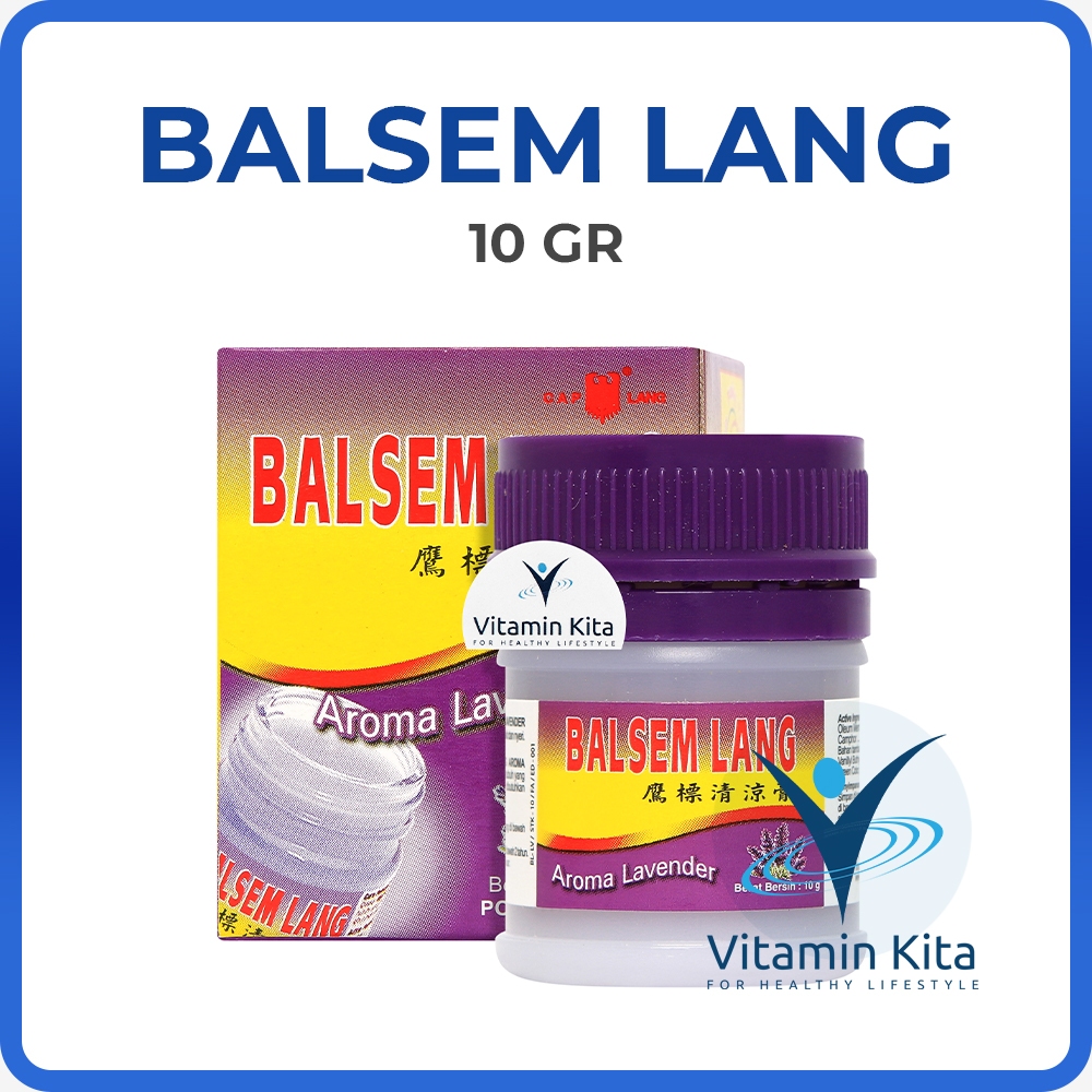BALSEM LANG LAVENDER | Balsem, Menghangatkan, Pusing, Lavender