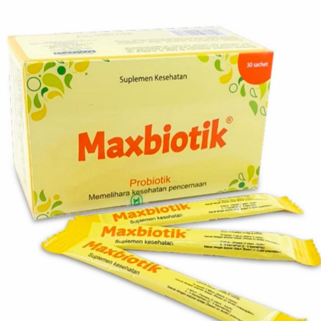 Maxbiotik Box 30 Sachet Vitamin Probiotik