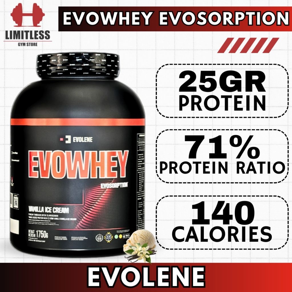 Evolene EVOWHEY Protein Isolate Blend 50 Serving EVOSORPTION