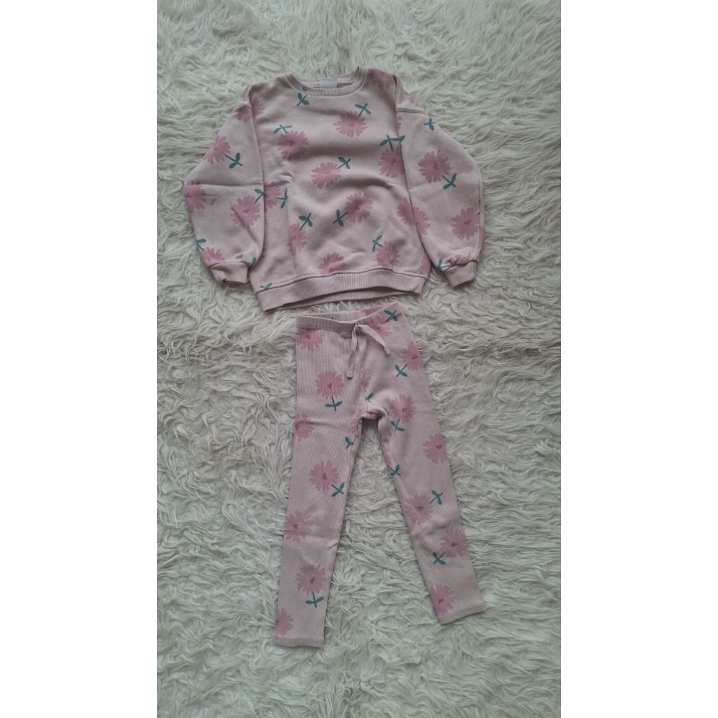 setelan anak flower