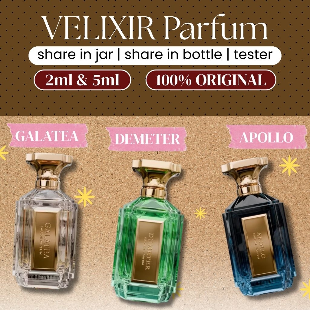 DECANT VELIXIR PARFUM SHARE IN JAR 2ML 5ML
