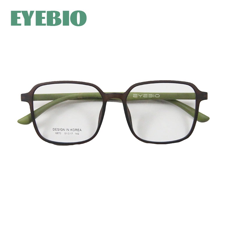 EYEBIO Large Square Clear Glasses