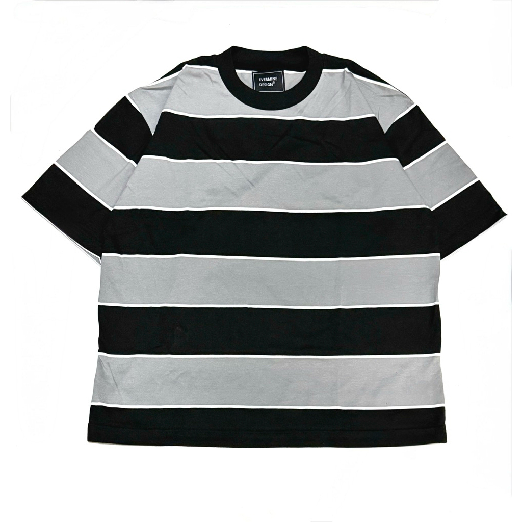 tshirt stripe oversize evermine orisinal