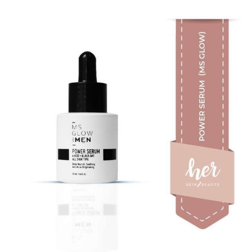 ms glow for men power serum