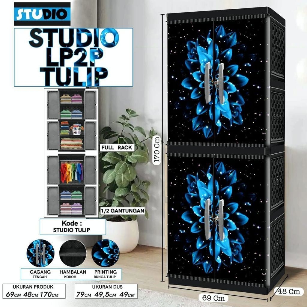 Lemari Plastik Ssn 4 Studio