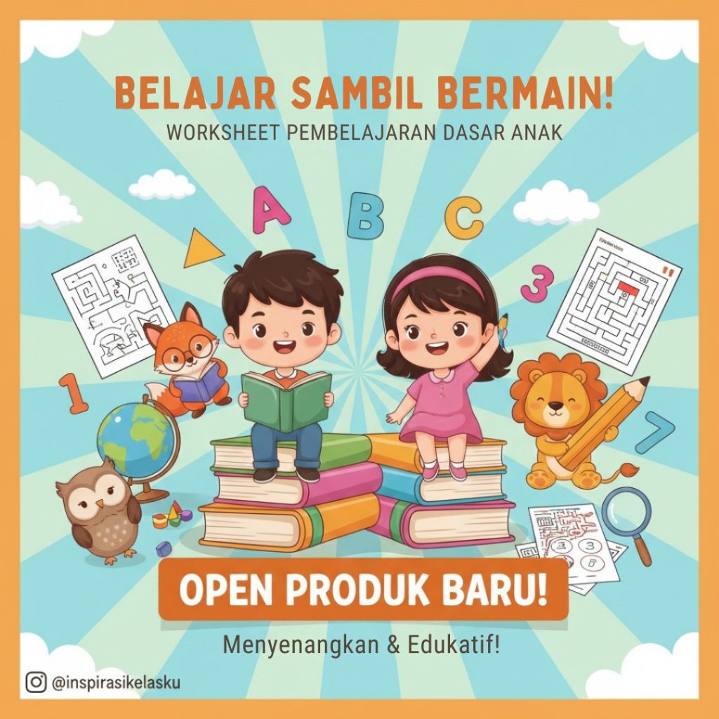 WORKSHEET PEMBELAJARAN ANAK