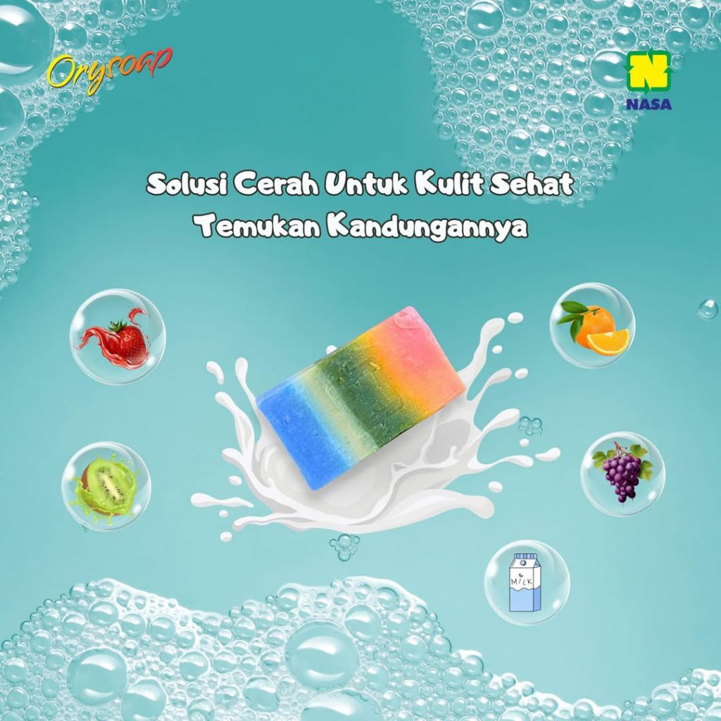 Sabun Rainbow Nasa original
