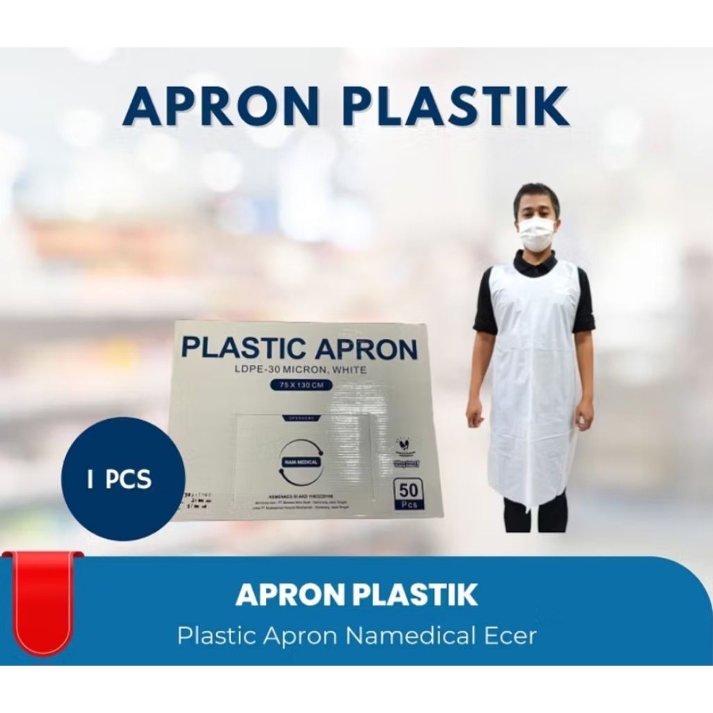 Apron Medis PVC Lembut Onemed