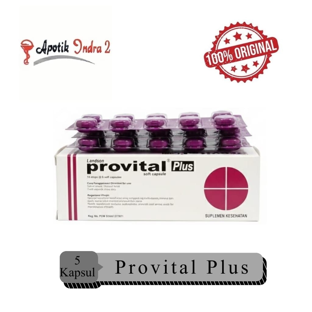 Provital plus / 1 lembar isi 5