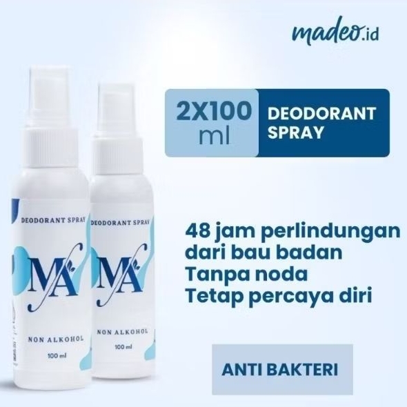 madeo deodorant spray paket 2 botol