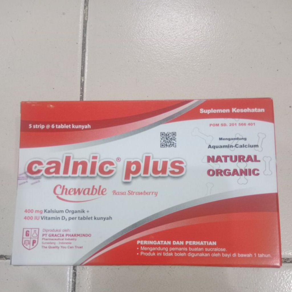 calnic plus chew strawberry