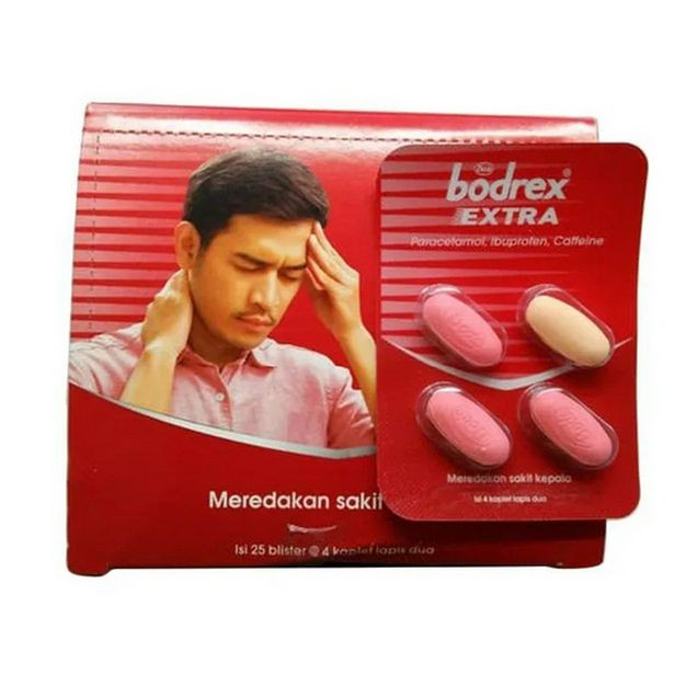 BODREX EXTRA 1 STRIP 4 CAPLET