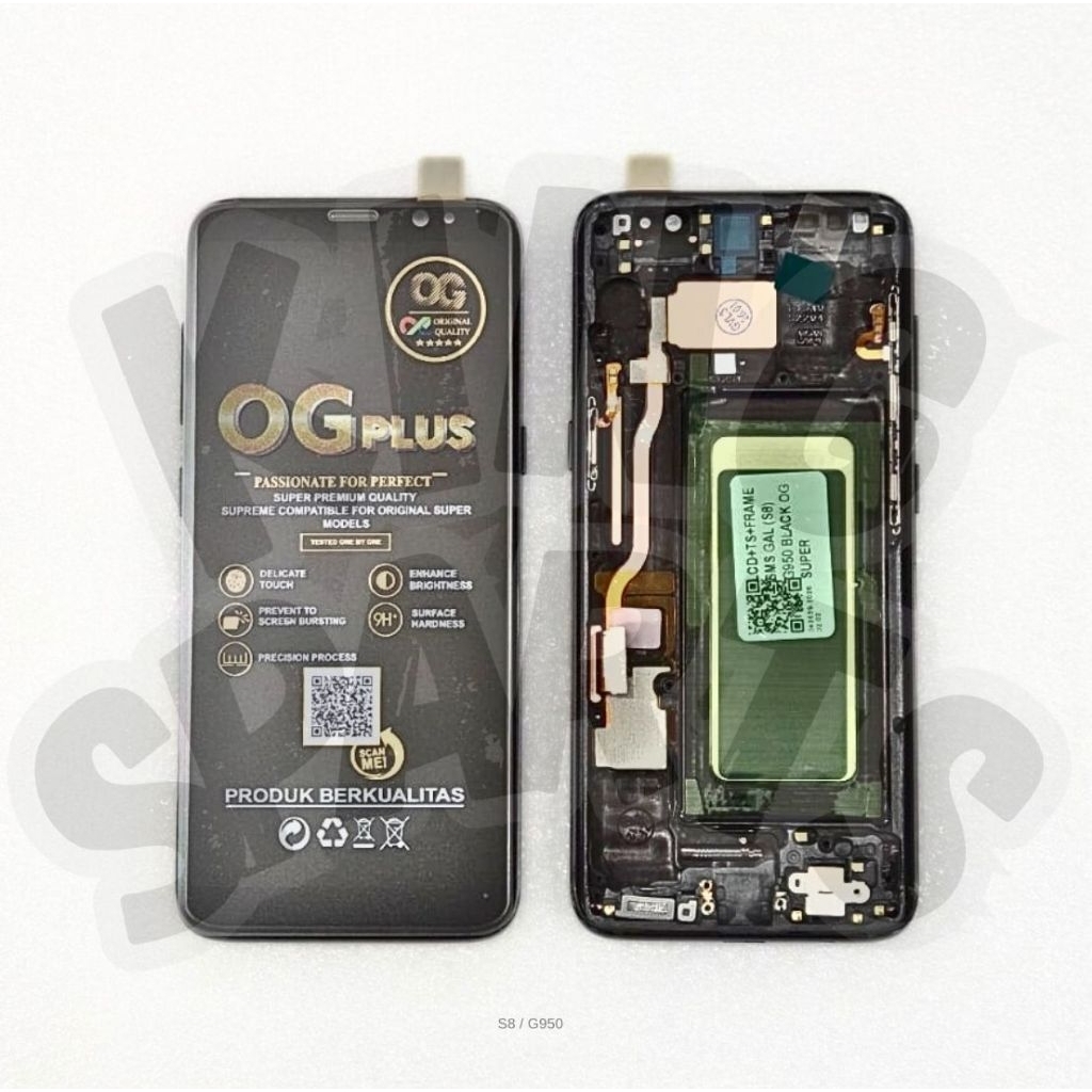 LCD TOUCHSCREEN SAMSUNG GALAXY S8 G950 COMPLETE PLUS FRAME