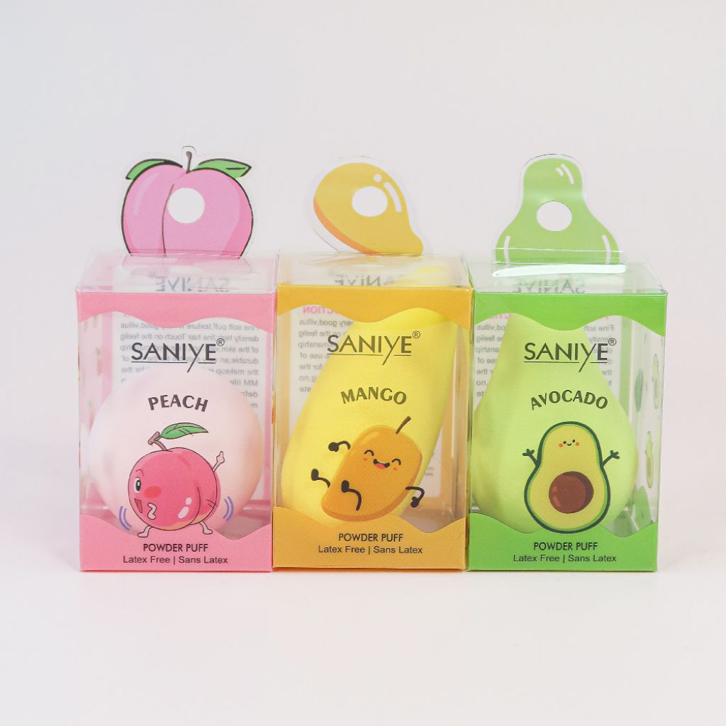 SANIYE Makeup Puff Fruit Sponge - Avocado