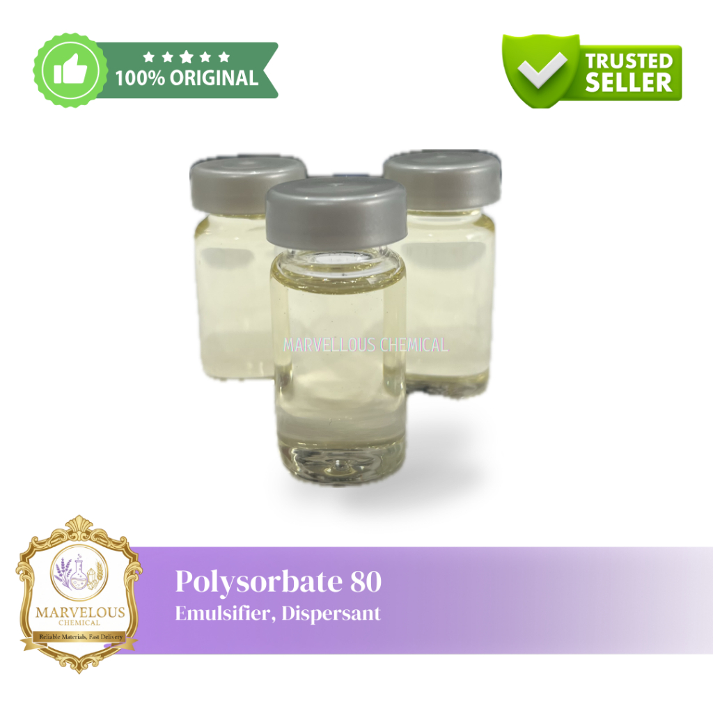 Polysorbate 80 – Solubilizer dan Emulsifier Kosmetik - 100 gram