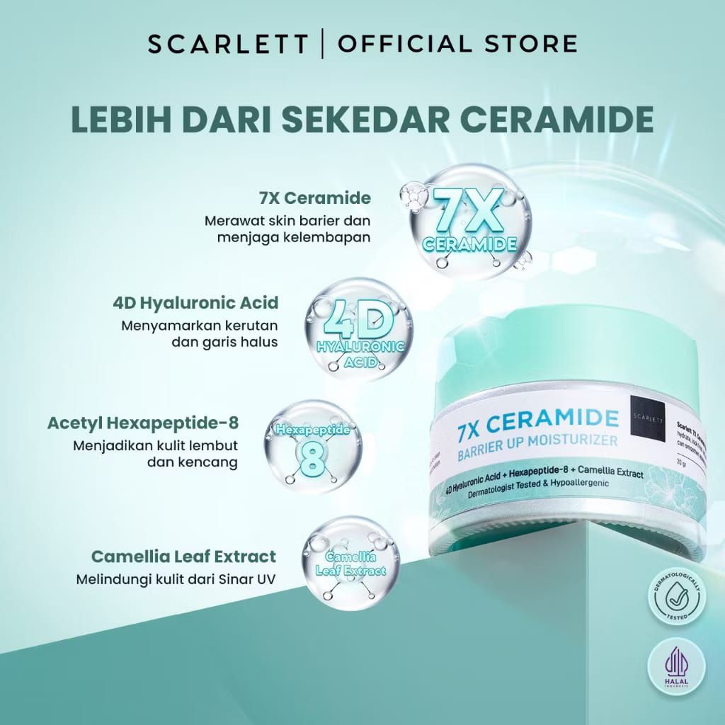 SCARLETT Moisturizer 7X Ceramide