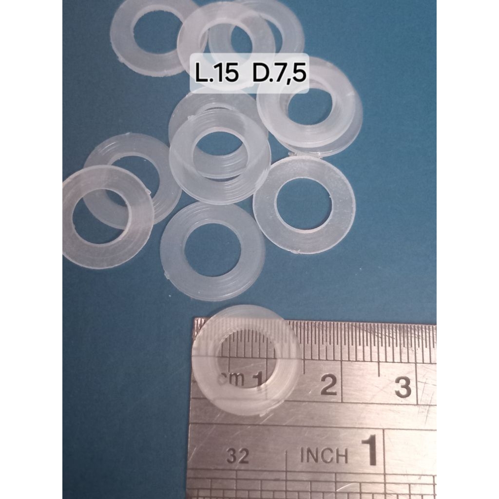 Ring Plastik Diameter L.15 D.7,5 isi @(100pc)