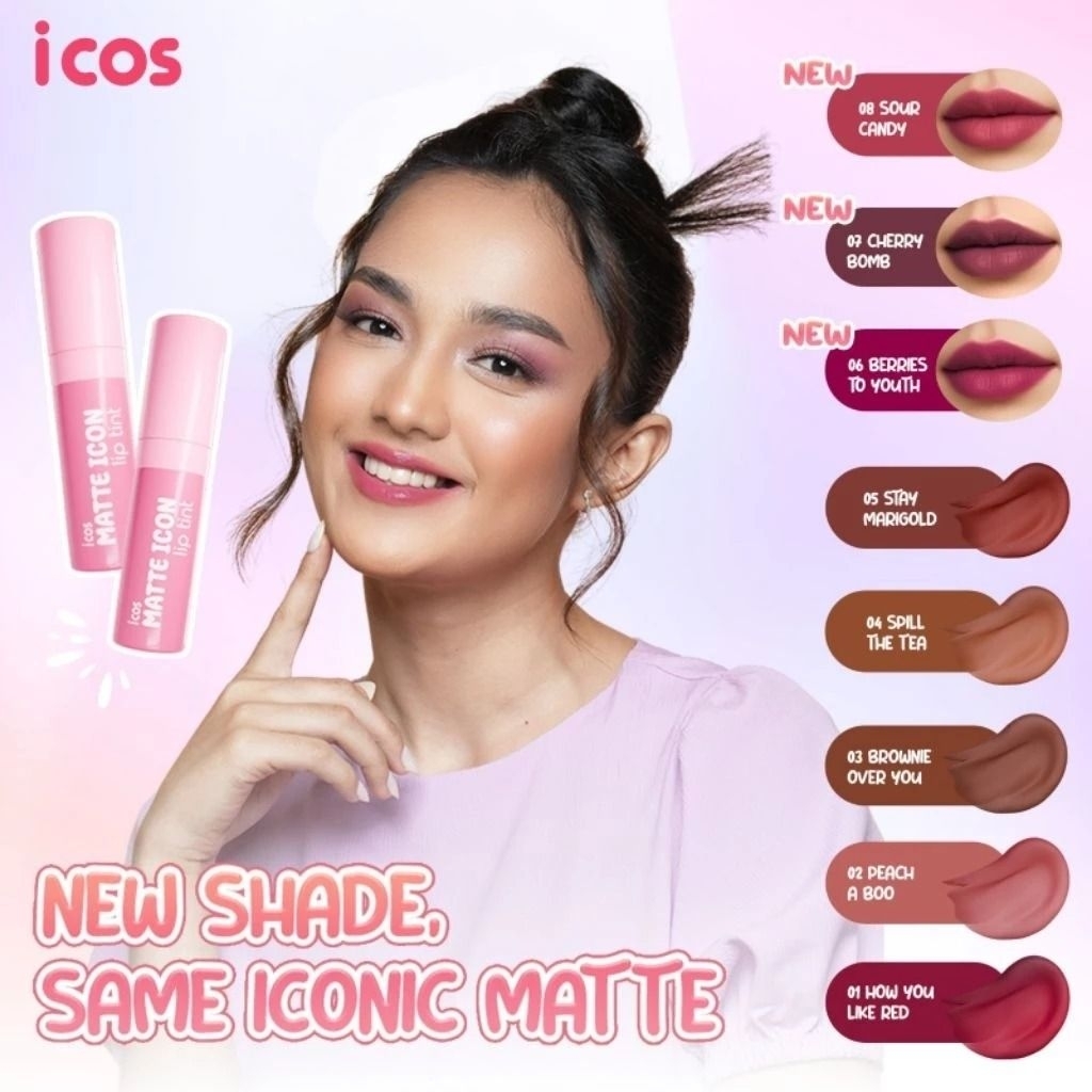 icos liptint matte by Inez cosmetics