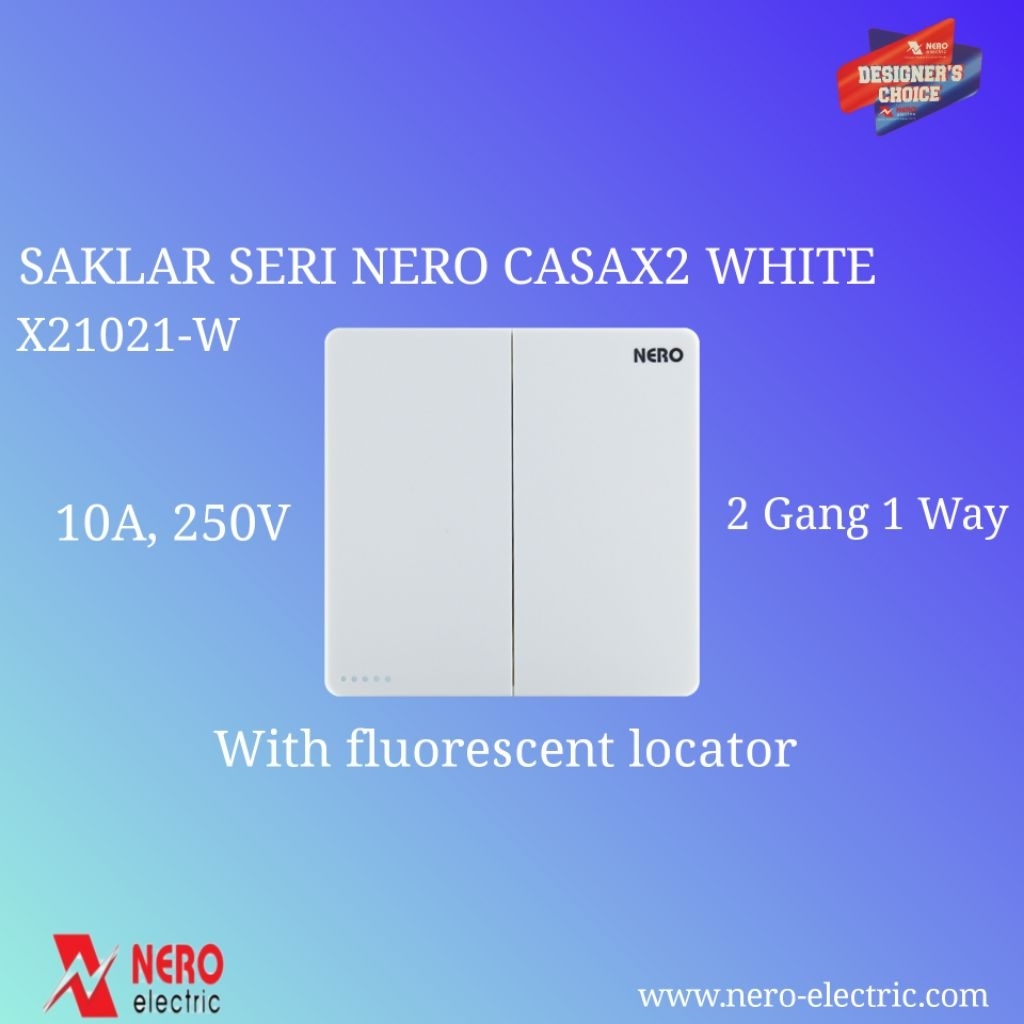 saklar seri Nero casax2 putih