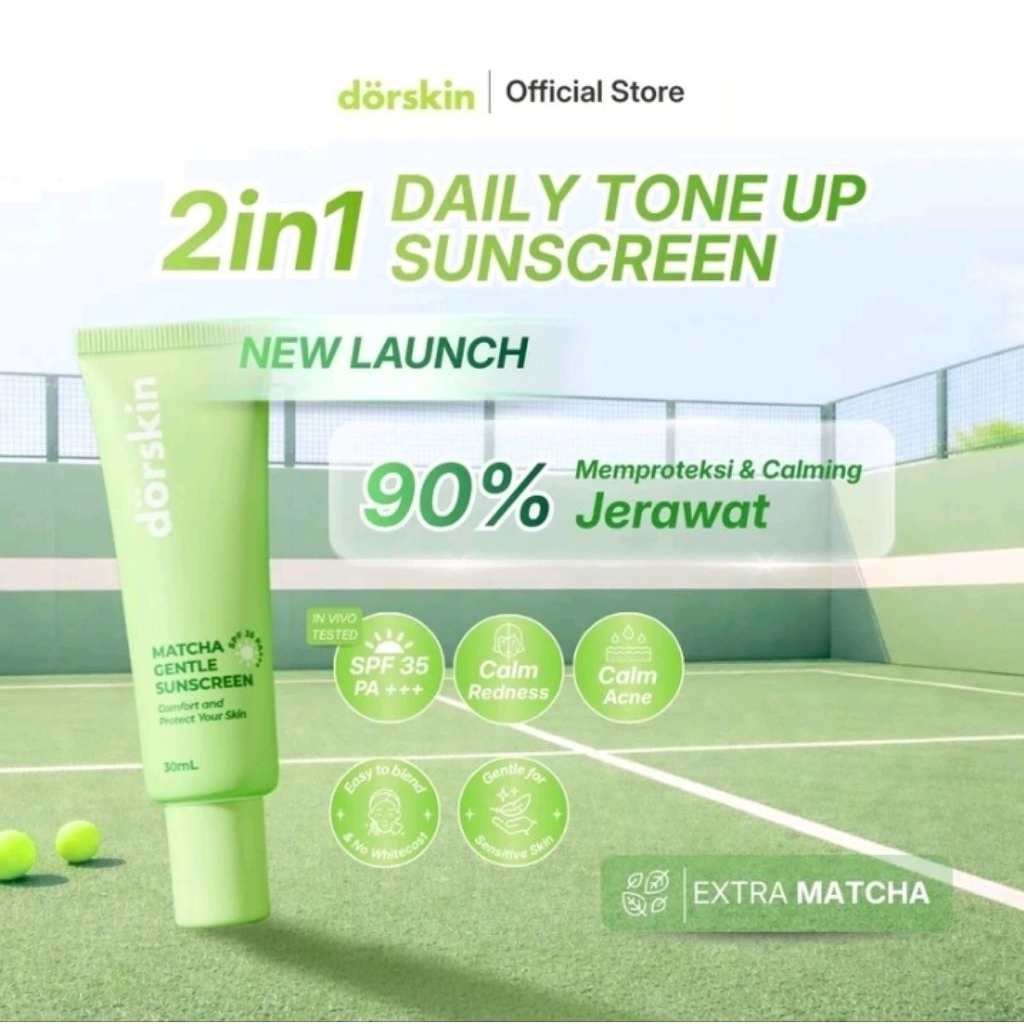 dorskin matcha glow sunscreen