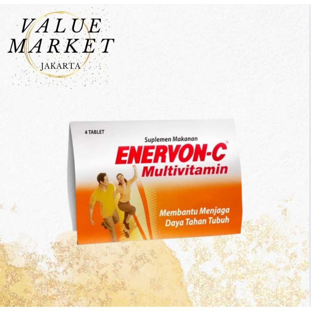 Enervon C Strip 4 Tablet - Suplemen Vitamin