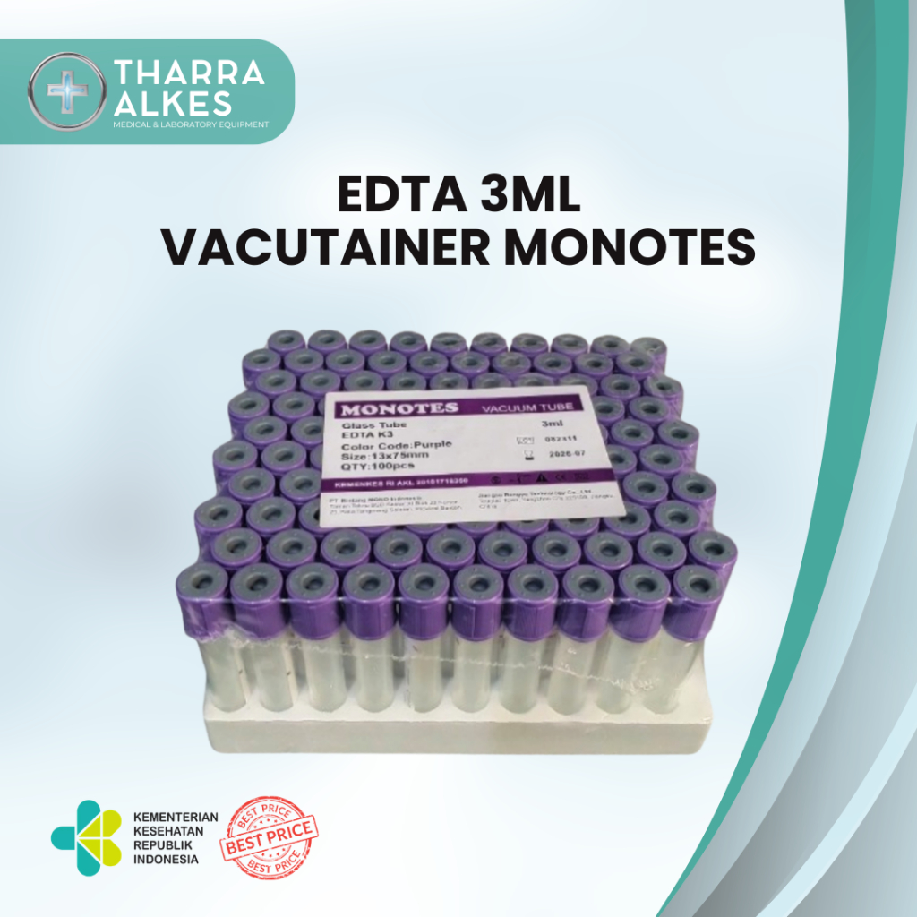 MONOTES VACUTAINER TABUNG EDTA 3ML K3