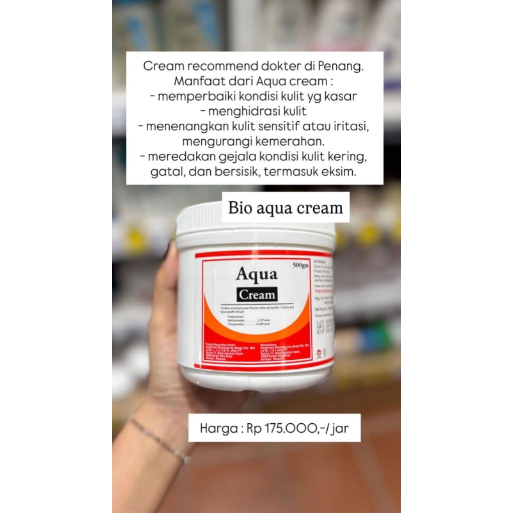 BIO AQUA CREAM 500GR ORIGINAL