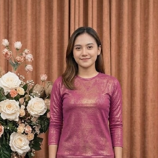 Manset glitter tanpa ritsleting