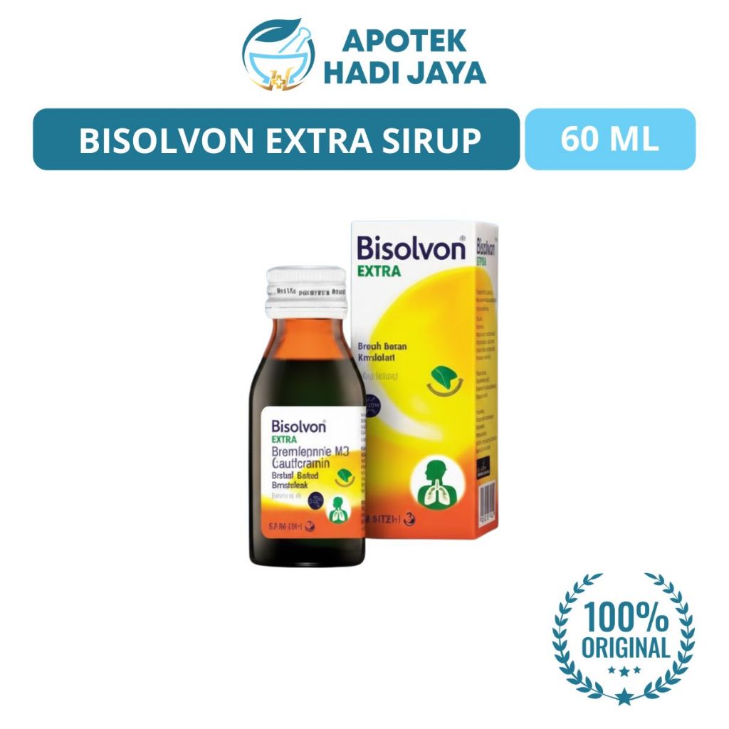 BISOLVON EXTRA SIRUP MINT BOTOL 60 ML