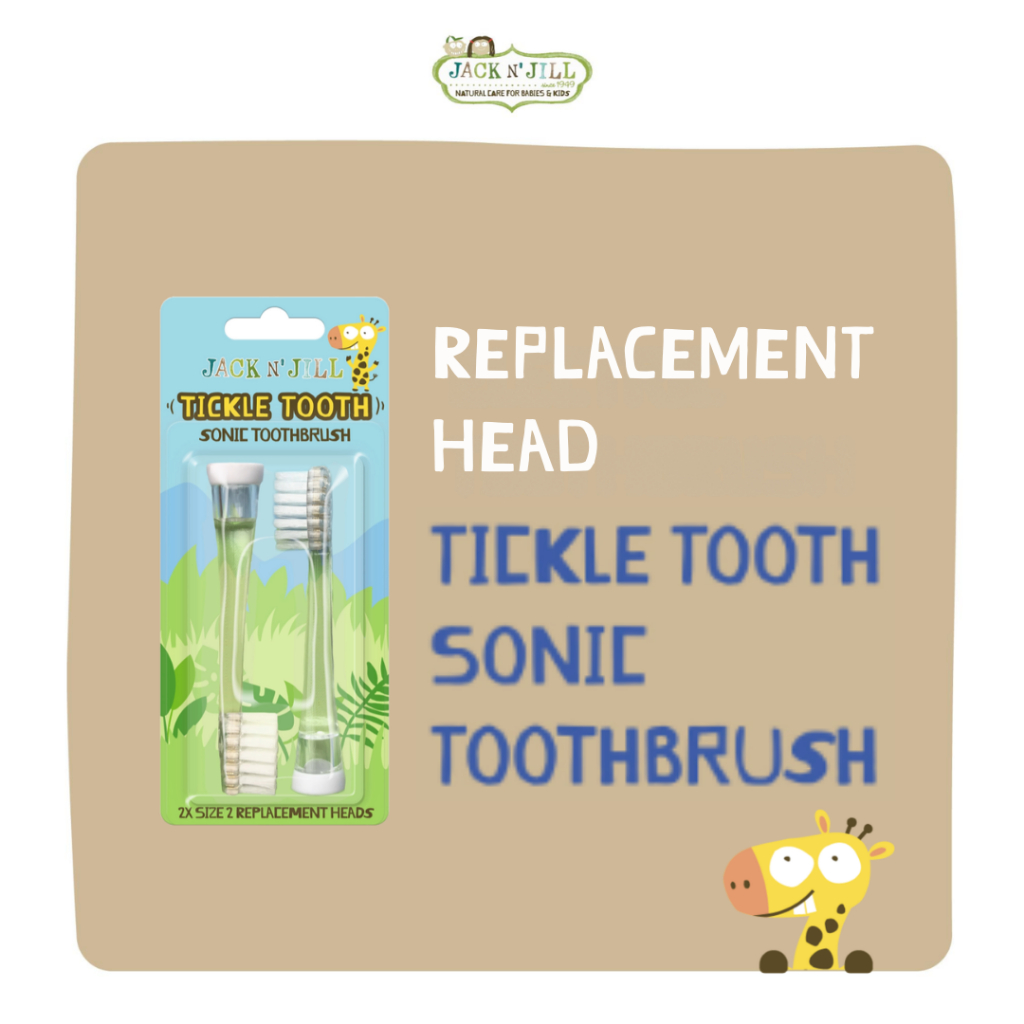 Jack N JIll Tickle Tooth Sonic Toothbrush Replacement Heads