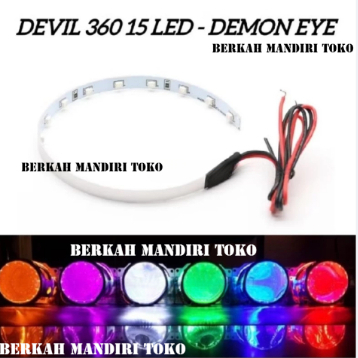 Devil Eye Billed 15 Led 360 Demon Eye