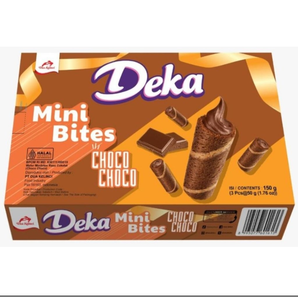 Deka Mini Wafer Bites Choco Choco 150g