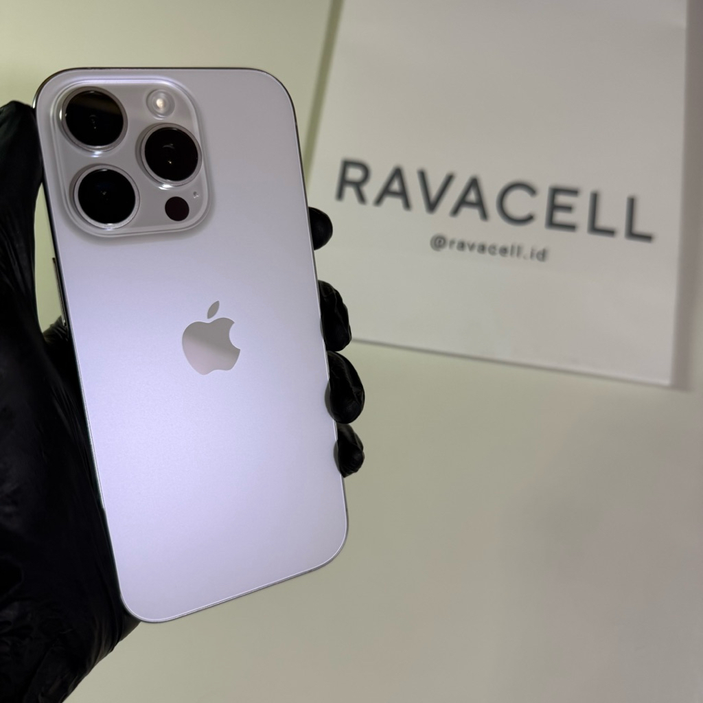 iPhone 16 Pro - 256GB (White Titanium) Resmi