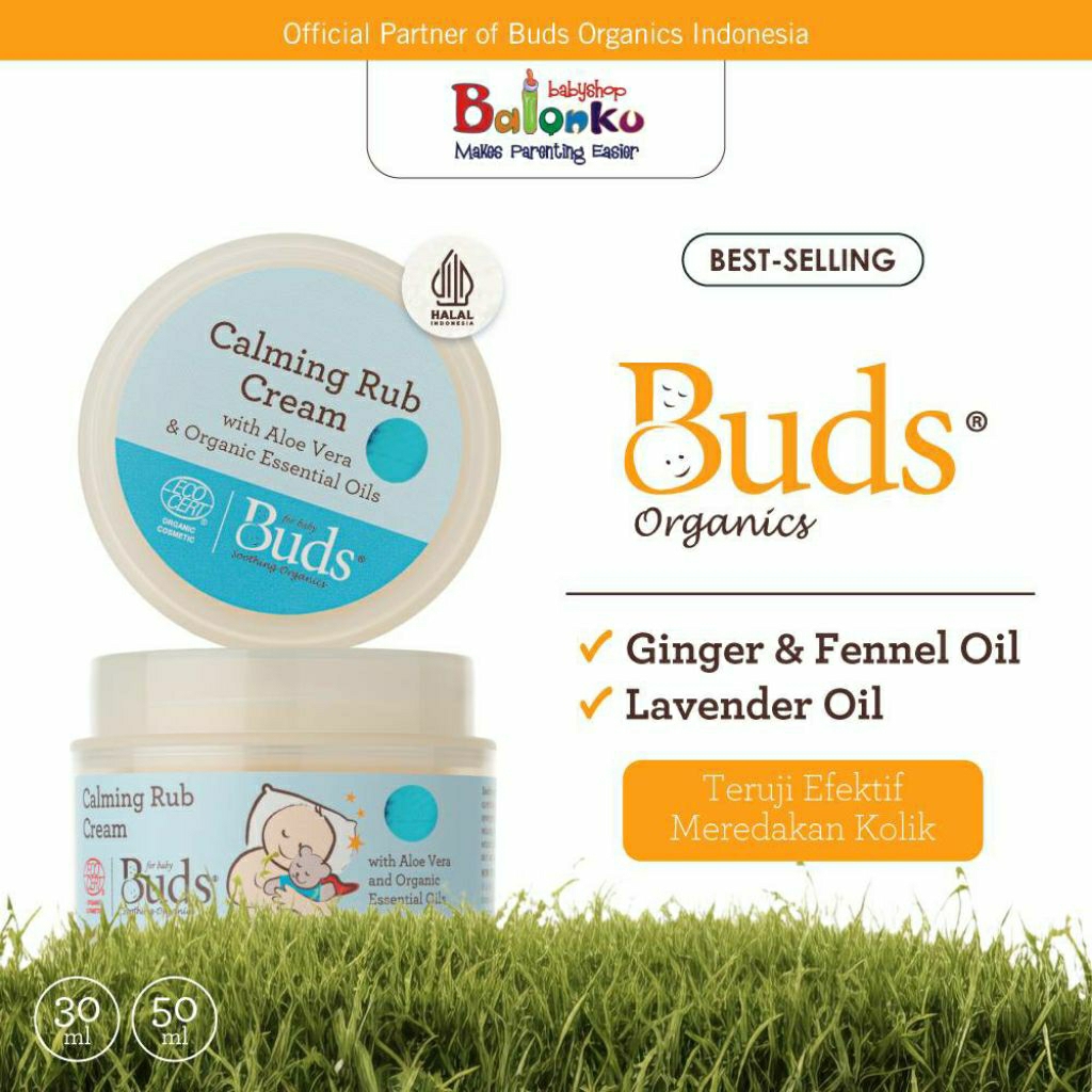 Buds Calming Rub Cream 30ml