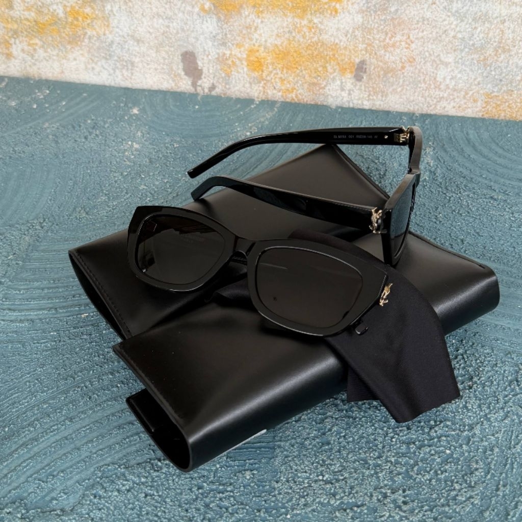 YSL Sunglasses Monogram Black