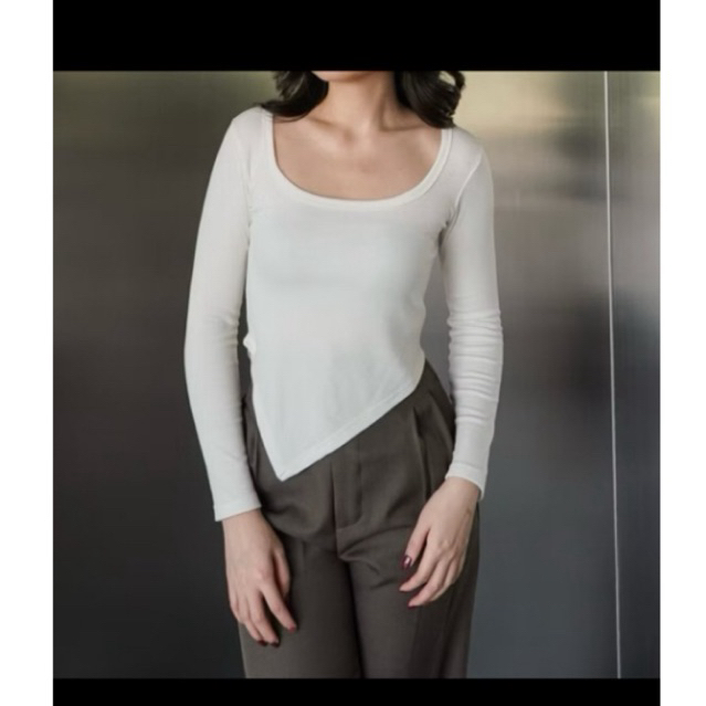 white long top preloved