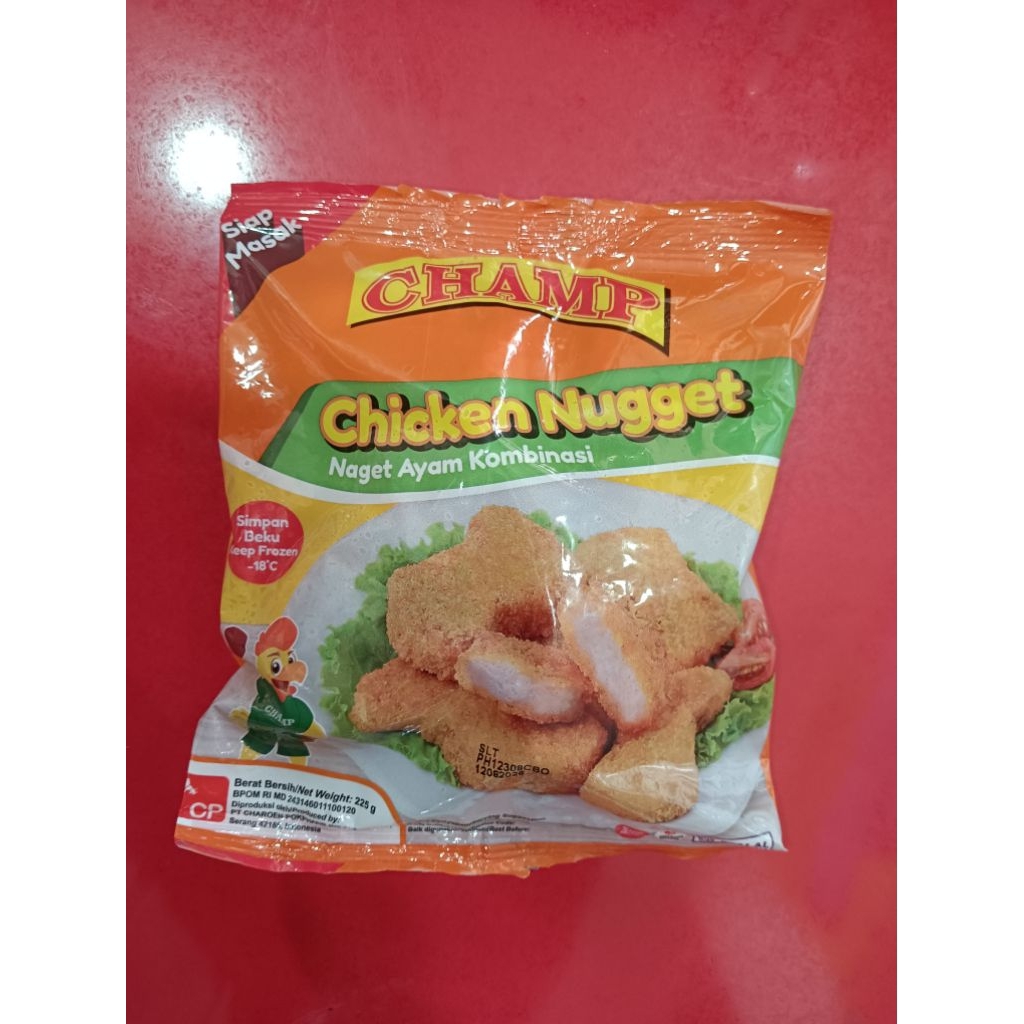 Champ Chicken Nugget Reguler 225gr
