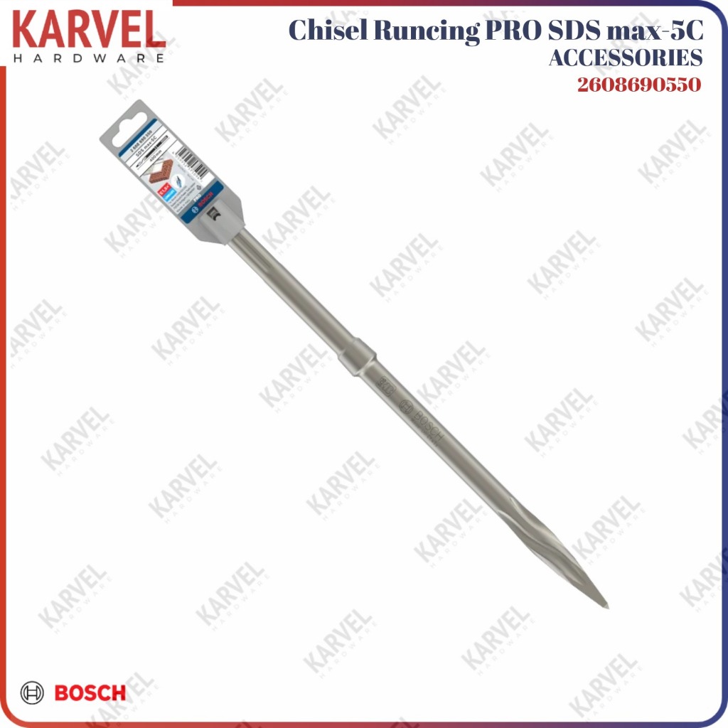 Bosch SDS-Max 5C Pointed Chisel 400MM (550)