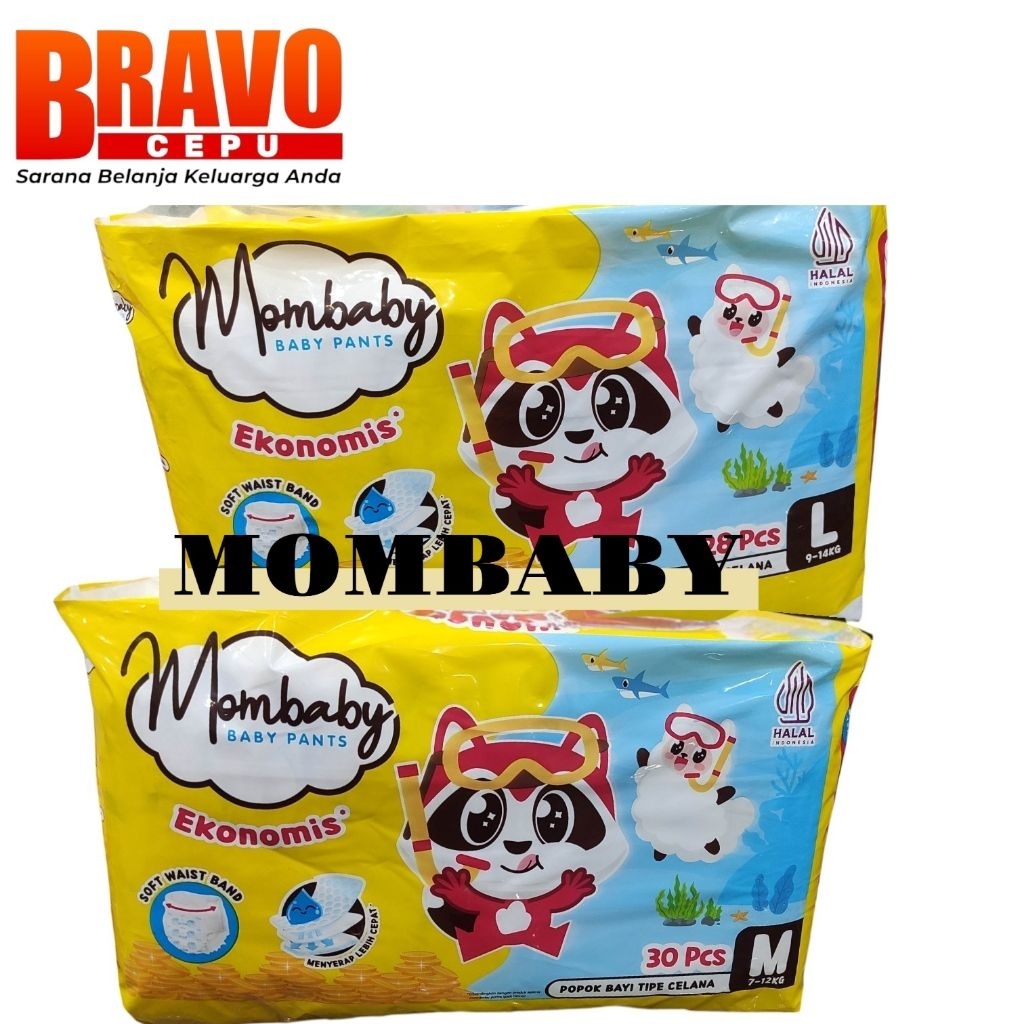 MOMBABY PANT SIZE M DAN L