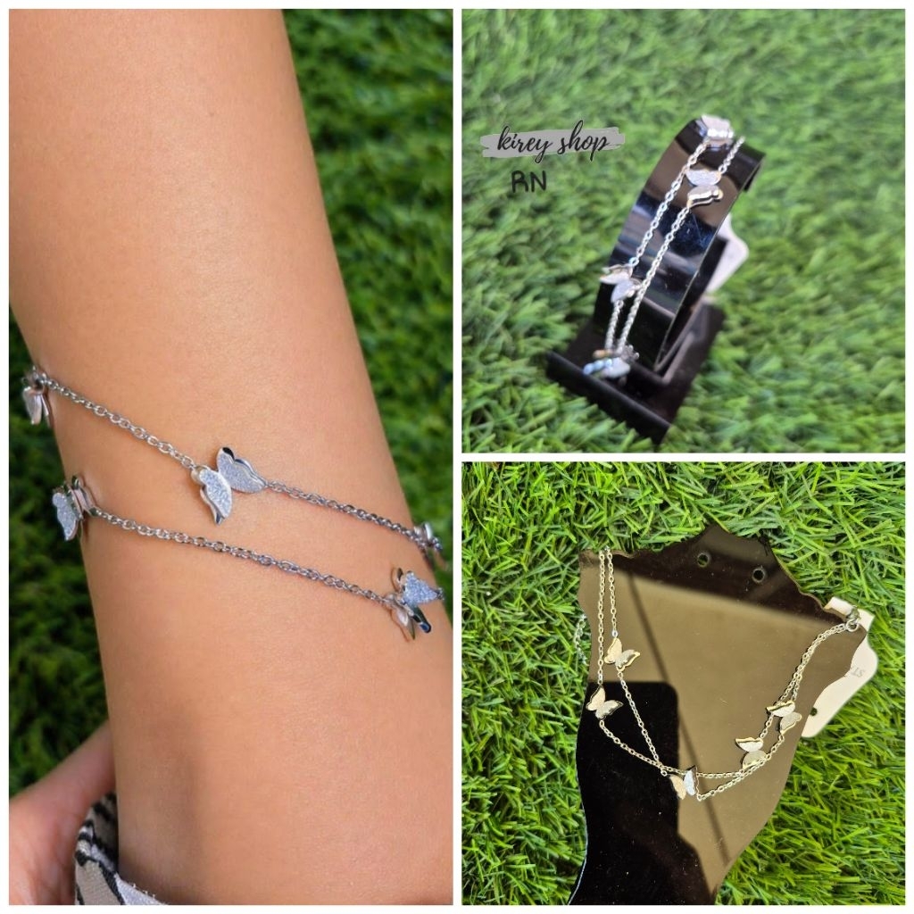 gelang titanium kupukupu